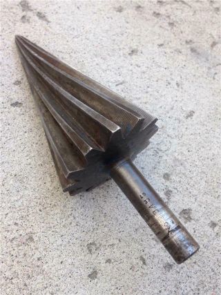Vintage Large Spiral Cone Shape Drill Bit Made In U.  S.  A.