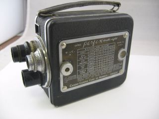 Vintage Cine Perfex Double Eight Model A Motion Picture Camera Candid Camera Crp