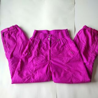 Vintage Profile Hot Pink/purple Snow Ski Pants Women 
