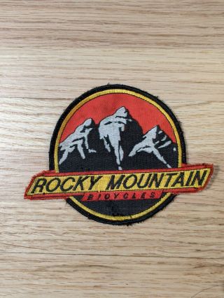 Vintage Rocky Mountain Bicycles Patch