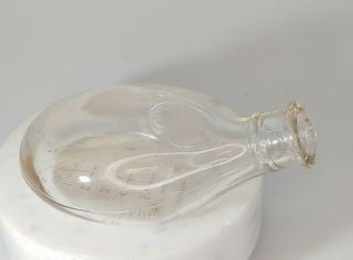 Antique / Vintage Glass Baby Nursing Bottle 8 Oz 1900 