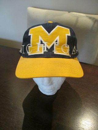 Vintage The Game Michigan Wolverines Big Logo Snapback Hat