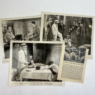 Vintage Movie Photos Stills Clipping The Chase 1946 Robert Cummings Peter Lorre