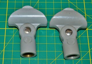 2 Vintage Ev Electro Voice Microphone Clips For 676 And Others