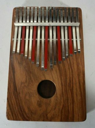 Vintage The Hugh Tracey 17 note Treble Kalimba Africa Musical Instrument 2