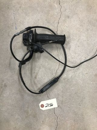 Vintage 198? Kawasaki Kd80m Throttle Lever With Switch & Cable