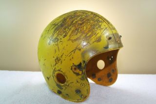 Riddell Vtg Adult Pac3 Football Helmet Lg Shell Game Worn 1978 Kra Lite Nn