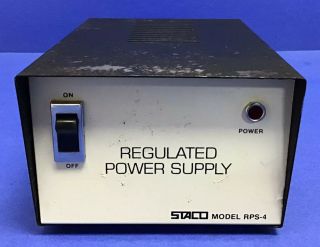 Staco Filtered Dc Power Supply Model Fps - 4 Vintage Powers On 4 Amp