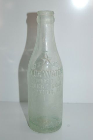Vintage 6 Oz Coca Cola Soda Water Bottle Marked Haleyville,  Ala.