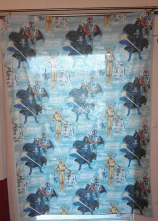 Unique Vtg Rare Collectible Bed Sheet - Star Wars The Empire Strikes Back.  1979