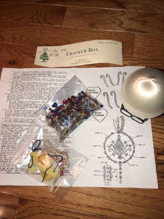 VTG The Cracker Box A WAY OF LIFE Ornament Kit Open But Complete W/ Inst 2