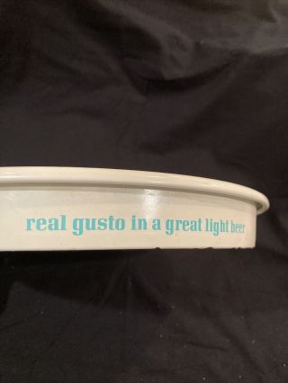 Vintage Beer Tray 1962 “SCHLITZ real gusto in a great light beer 