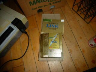 Vintage Nintendo Nes Game,  Zelda Ii The Adventure Of Link
