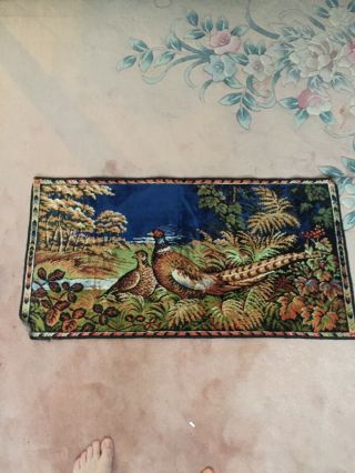 Vintage Pheasant Wall Tapestry