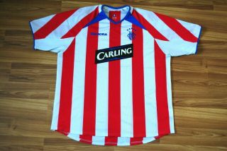 Glasgow Rangers Away Football Shirt Jersey Trikot 2003 - 2004 Diadora Vintage Xl