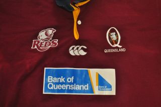 Queensland Reds Vintage Canterbury of Zealand Rugby Union Jersey Shirt 2
