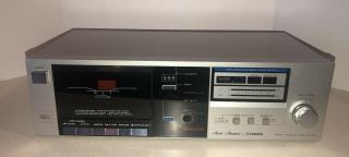 Vintage Fisher Studio - Standard Cassette Deck Cr - 35 Single Tape Silver Stereo
