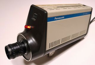 Vintage Security Camera Panasonic Cctv Surveillance Retro 1970s Prop