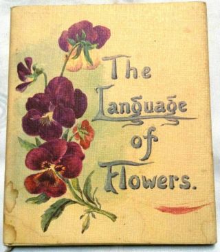 Vintage The Language Of Flowers Hardback Book Printed In England 1968 (12 Impr)