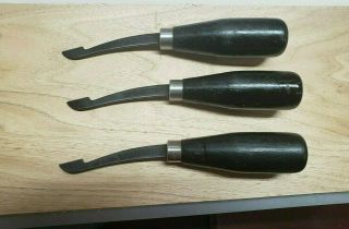 Vintage Warner Products Co.  Gun Stock Checkering Tools Set Of 3.