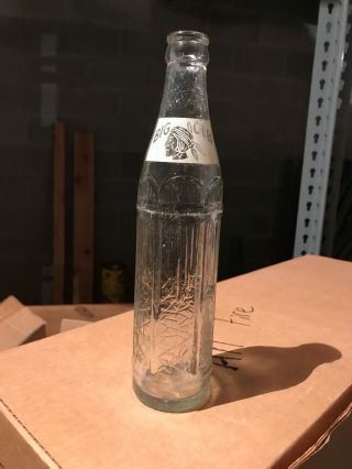 Big Chief 10 Oz.  Acl Soda Bottle Coca Cola Product Texarkana,  U.  S.  A Vintage
