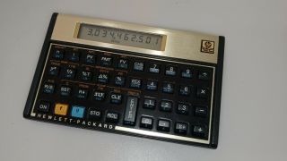 Vintage Hewlett Packard Hp 12c Financial Calculator No Case.