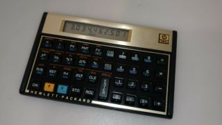 Vintage Hewlett Packard HP 12c Financial Calculator No Case. 2