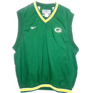 Green Bay Packers Reebok Pro Line Vest Vintage 90s Men 
