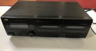 Vintage Jvc Td - W118 Dual Cassette Tape Deck Player Dubbing Recording