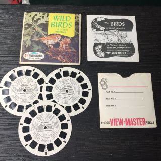 Vintage View - Master 3 - Reel Set Wild Birds Of North America Complete A238