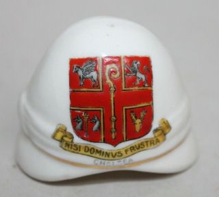 Goss Crested China Miniature Police Bobby Hat Chelsea