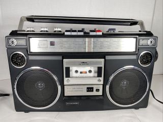 Vtg Sears 20888 2 Way 4 Speakers Am/fm Cassette Stereo Boombox