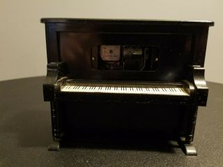 VINTAGE UPRIGHT PIANO MUSIC BOX PLAY IT AGAIN SAM.  WITH BOX. 2