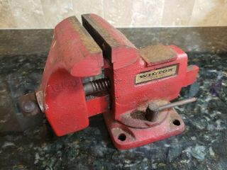 Vintage Wilton 4 Inch Vise Made In U.  S.  A.