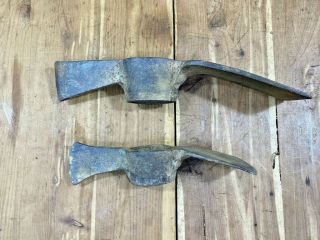 2 Vintage Warwood Cutter Mattock Pick Axe Head Tool Old Farming Mining
