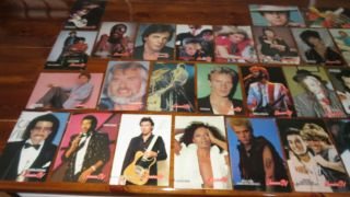 31 VINTAGE CUT - OUT 5x7 POPULAR SINGERS Boy George Duran Duran Elton John Bowie 3