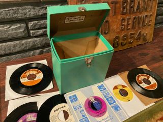 Vintage Platter - Pak Record Carrying Case 7 " Motown Starter Pack 45 Rpm