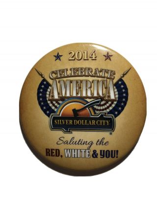 Silver Dollar City 2014 Celebrate America Button