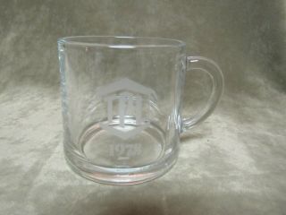 Vintage 1978 Tpl Texas Power And Light Advertising Glass Souvenir Mug In Clear