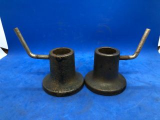 Vintage Standard 1” Hole Barbell Collars For 1” Weight Plates Weights
