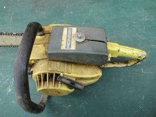 Vintage PIONEER 1074 Chainsaw Chain Saw with 14 