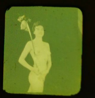 Vtg Realist Nude 3 - D Stereo View Slide B&w Risque 
