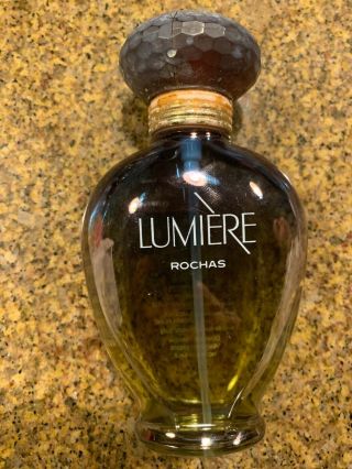 Vintage 80s Lumiere By Rochas 3.  4 Oz 100 Ml Eau De Parfum Spray Women
