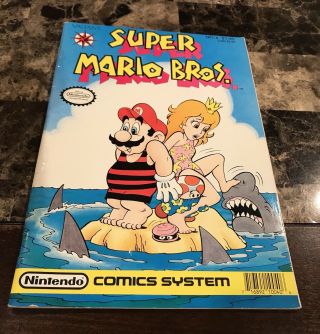Vintage Nintendo Comics System Mario Bros Valiant No.  4 Comic Book
