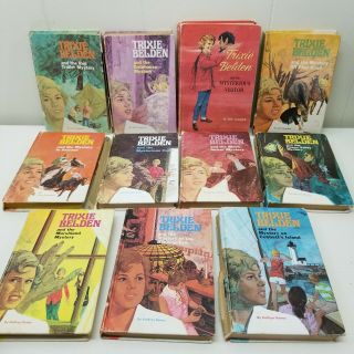 11 Whitman Trixie Belden 2 To 10 12 13 Julie Campbell Kenny Mystery Vintage Hc