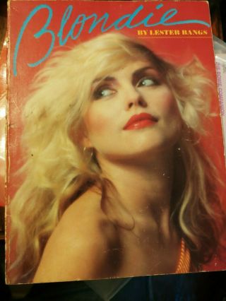 Blondie Book By Lester Bangs 1980 Rare Vintage Punk Wave Debbie Harry