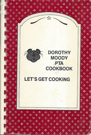 Overland Park Ks 1991 Dorothy Moody School Pta Cook Book Let 