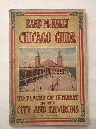 1927 Rand Mcnally Chicago Guide Maps And Illustrations