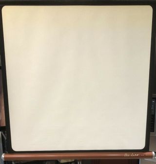 VINTAGE DA LITE COMET PROJECTION SCREEN,  40” X 40” WITH BOX 2