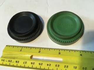 (2) vintage dual sided rubber vacuum watch case openers 2